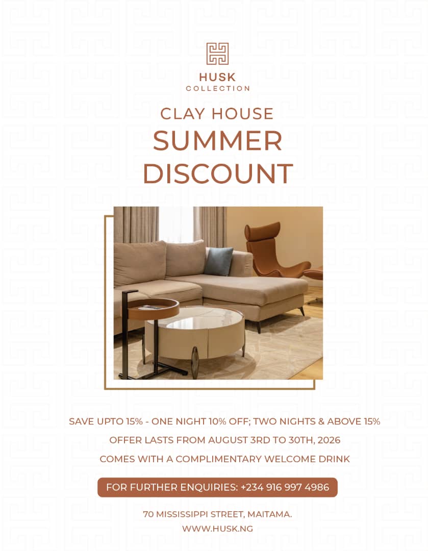 Stay more husk 15% discount